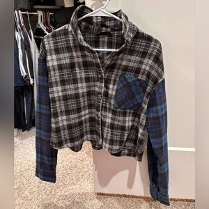 Cropped flannel